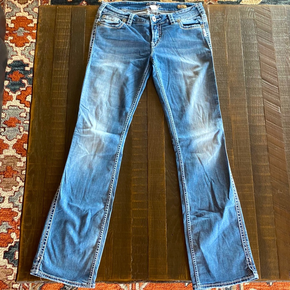 Bootcut Silver Jeans. Size 31